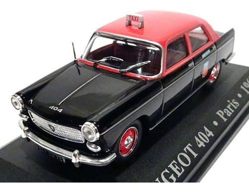 Taxi Peugeot 404 Paris 1962 1/43 Altaya