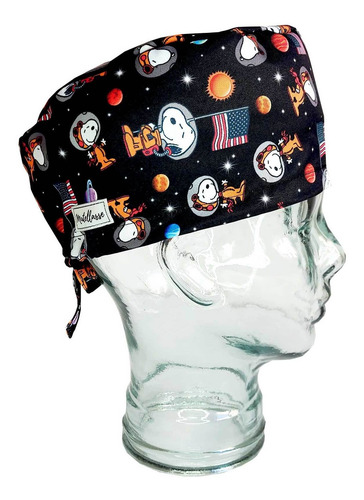 Touca Gorro Cirurgico Unissex - Snoopy Charlie Brown Peanuts