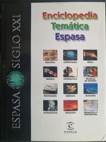 Enciclopedia Temática Espasa1 Vol+1 Cd Atlas Mundial Nueva.