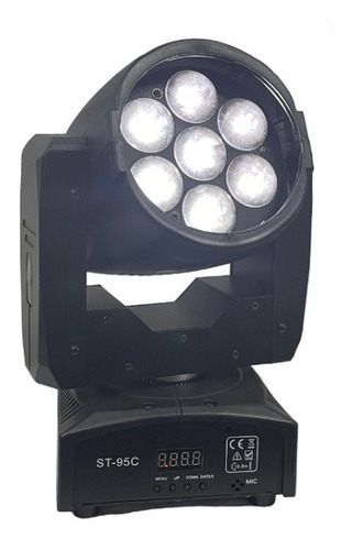 4 Mini Moving Rgbw 7x15w C/zoom Iluminação Wash + Mesa Dmx