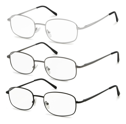 Eyekepper Paquete De 3 Lentes De Lectura Para Hombres Y Muje