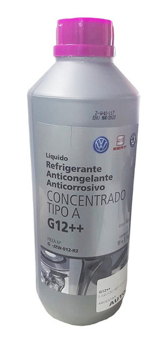 Liquido Refrigerante Original Volkswagen G12 X 1 Litro