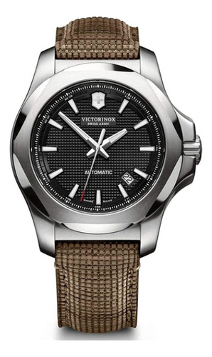 Reloj Victorinox 241836 Negro Automatico Hombre 200 Zafiro Marrón Claro Plateado Negro