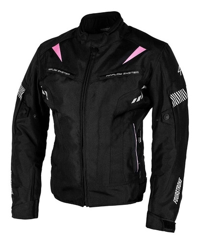 Campera Moto Fourstroke Wanderlust Mujer Con Protecciones