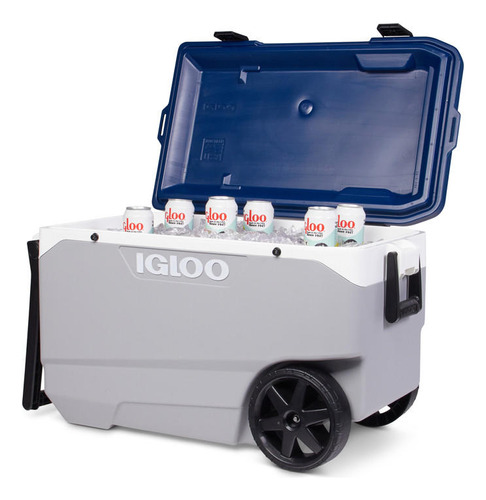 Cooler Con Ruedas Maxcold 85 Litros 80x44x48 Gris Igloo