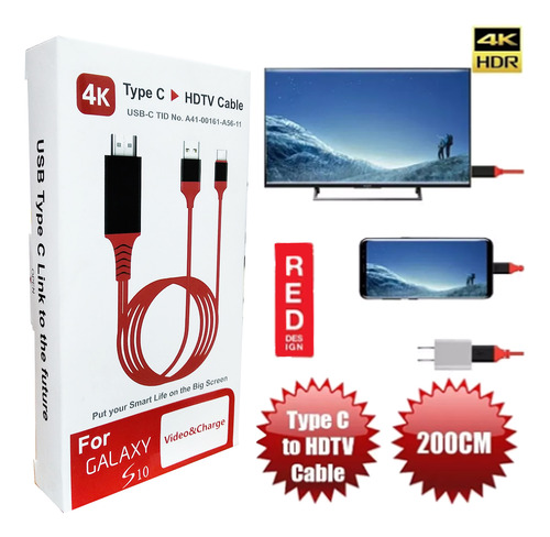 Cable Hdtv Hdmi A Usb Tipo C Samsung Serie S Nokia Htc Mac