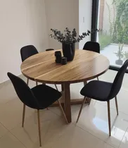 Comprar Mesa Para Comedor Redonda En Madera De Teca