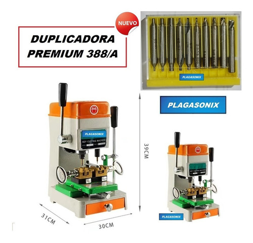 Duplicadora Copiadora Multipunto Computada Mapa 388a Premium