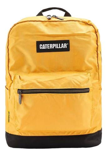 Mochila Cat Hombre Backpack Caterpillar Amarillo