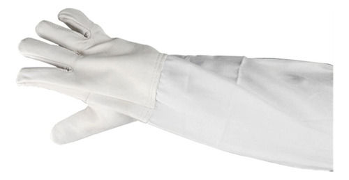 Eodudo-s Guantes De Apicultura Ropa Transpirable Anti Bee Sting Lienzo Equipo De Protección De Productos Para Suministros De Apicultor Para Patio Trasero Y Abeja (color : White, Size : L)
