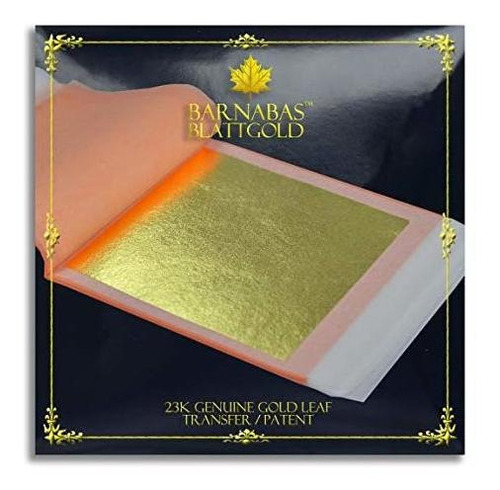 Hojas De Pan De Oro Genuino 23k - De Barnabas Blattgold - 3.