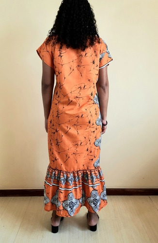 Imagem 6 de 6 de Vestido Feminino Tecido Longo Olga
