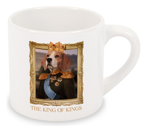 Taza Chica 6 Onzas Beagle Real Personalizable