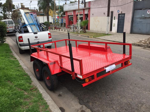 Trailers Batanes Doble Eje Cargas Generales 3000kg