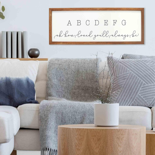 Decoración Mural Open Road Brands Abc Nursery Alphabet 24,52