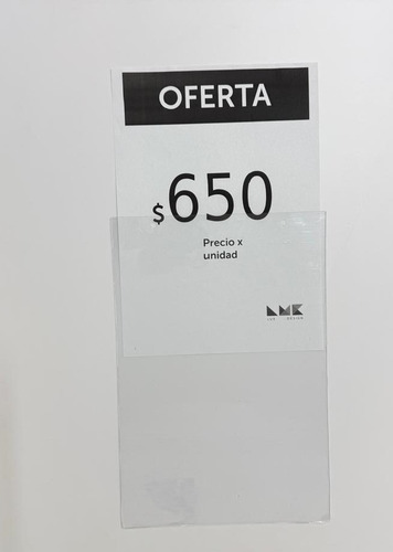 Sobre Porta Hoja A4 Exhibidor X 10 U. Supermercado Farmacia Cristal
