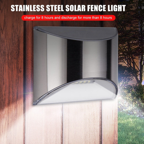 I 4 Piezas Solar Al Aire Libre Lámpara De Pared Impermeable