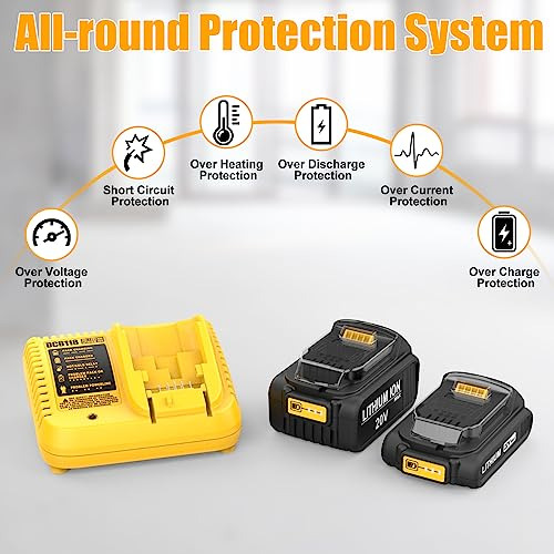 Batería De Litio Dcb206 Dcb230 Dewalt 20v + Cargador D...