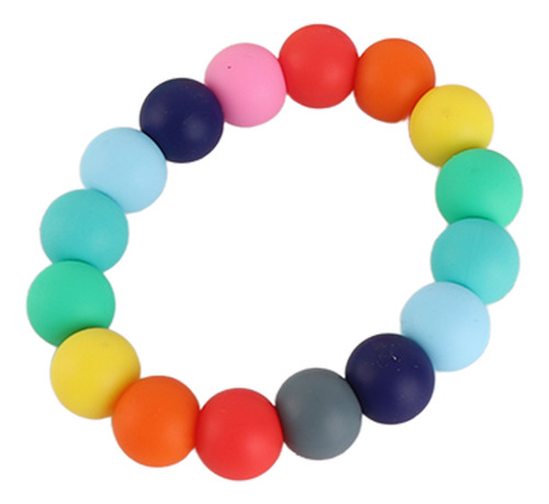 Collar De Lactancia Iridiscente Con Forma De Juguete Mastica