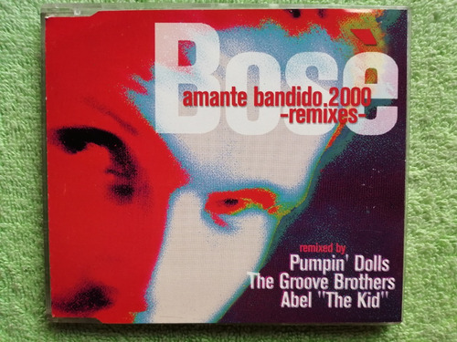 Eam Cd Maxi Single Miguel Bose Amante Bandido 2000 Remixes