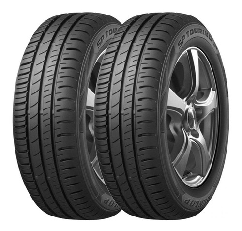 Kit 2 Pneus Clio 2018 Dunlop 175/70r13 Sp Touring R1 82t