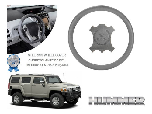 Funda Cubrevolante Gris Piel Hummer H3 2008