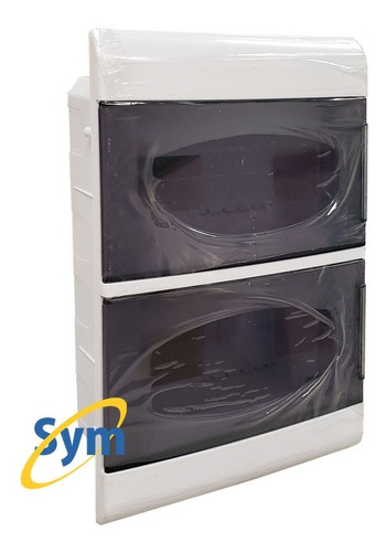 Caja Embutir Tapa Transp. 24p Din Sgb24tc Steck | Symnet