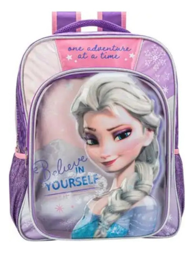 Mochila Backpack Frozen 4581 Morada Original Msi