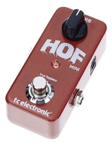 Tc Electronic Hall Of Fame Mini Cor Vermelho