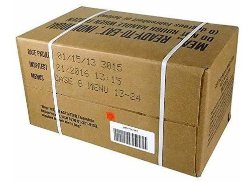 Mres (meals Ready To Eat) Caja A, Menús Militares Originales