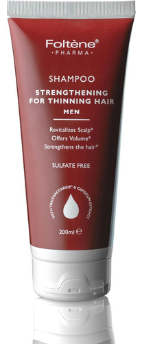 Shampoo Fortalecedor Foltene Para Cabelos Ralos Masculinos -