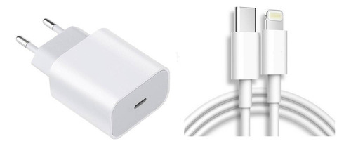 Cargador Compatible Apple Usb-c 30w Carga Rápida Con Cable
