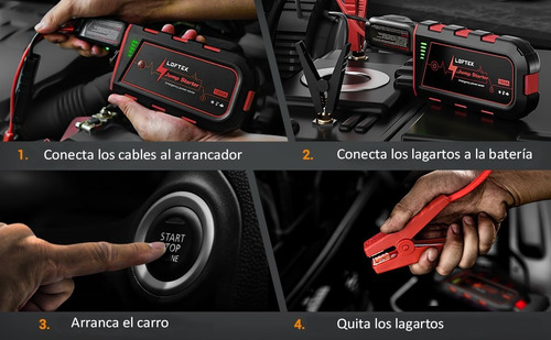 Arrancador Jumper Para Carro Automovil Cargador Portatil