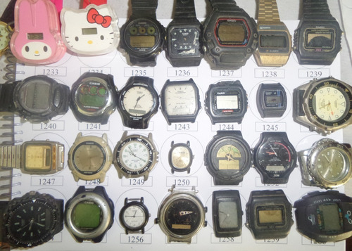 Lote 5 Sucatas Casio E Outros- Máquina Do Tempo