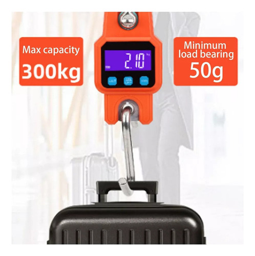 * Colgante Digital Recargable Con Gancho Electrónico Y