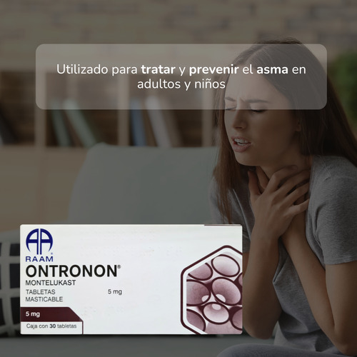 Ontronon Montelukast 5 Mg 30 Tabletas Masticables Raam