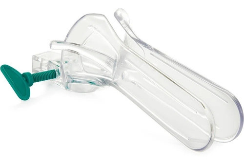 Examen médico del ginecólogo con espéculo vaginal P/m/g Hospital