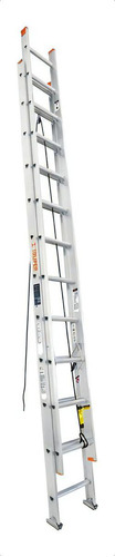 Escalera Extensible 24 Pasos Capacidad 150 Kg Truper Ese-24