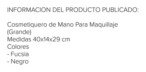 Imagen 2 de 5 de Maleta De Maquillaje, Cosmetiquero Grande.