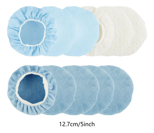 10 Piezas De Almohadillas Pulidoras 9 A 10 Pulgadas