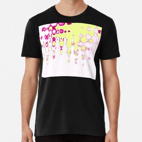 Remera Lo-fi Groovers Magenta Y Amarillo Algodon Premium