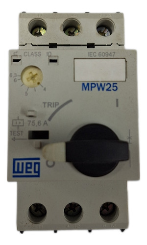 Disjuntor Motor Mpw-25 4 - 6,3a Weg