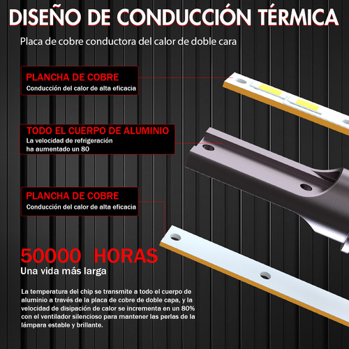 Kit De Focos Led 9008 Para Mini Cooper Countryman 2011-2016