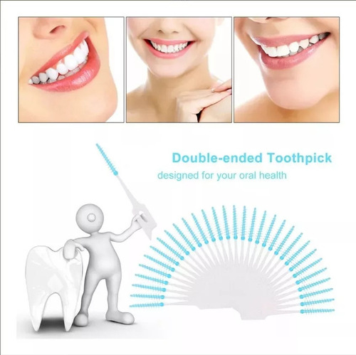 A 400 Peças De Palitos De Dente De Silicone Macio Para