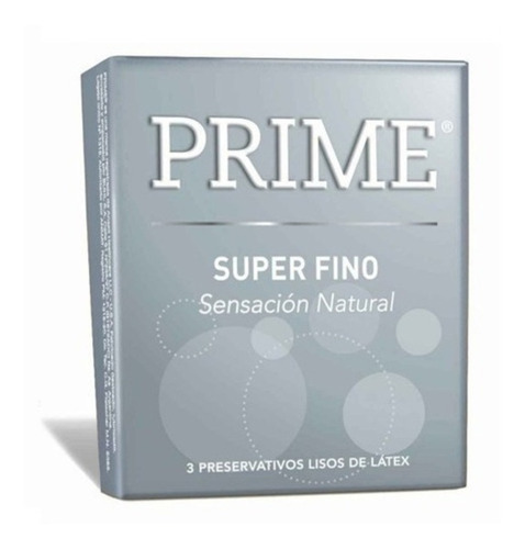 Preservativo Prime Ultra Fino Gris X 3