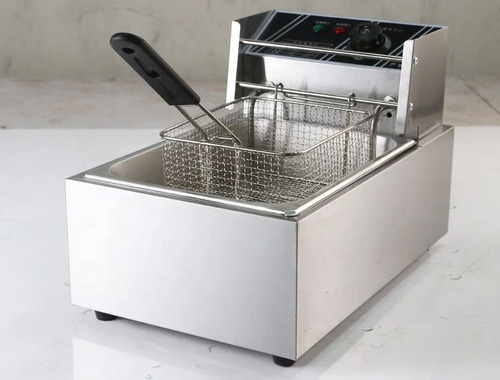 Freidora Eléctrica 1 Cesta 11 Lts Corriente 110v Restaurant