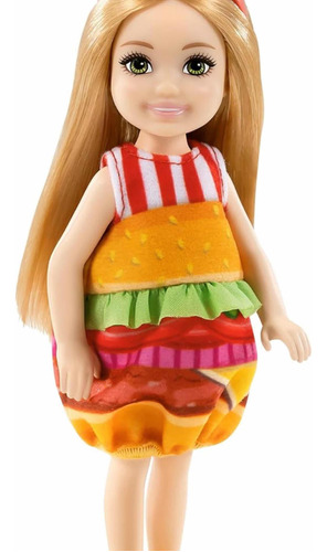 Barbie Chelsea Hamburguesa Con Mascota Y Accesorios