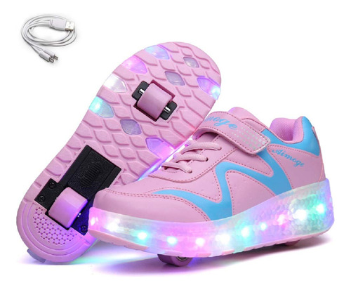 Ehauuo Unisex Roller Shoes Kids Sparkling  B07mt7bc4d_060424