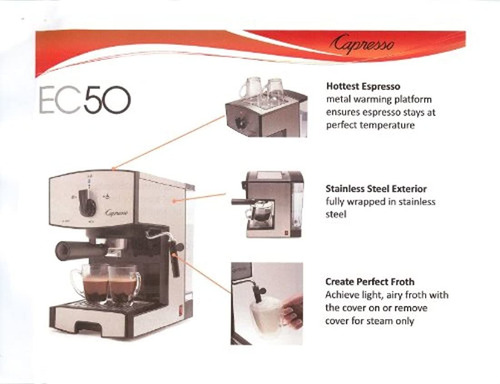 Cafetera Eléctrica De Acero Inoxidable