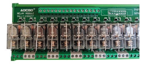 Modulo De 16 Relevadores Industriales 24 Vdc/vac
